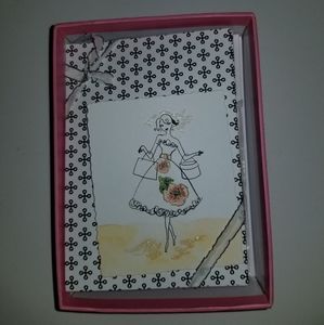 Adorable girlie note cards